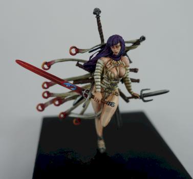 Kingdom Death White Speaker Sword Hunter by BlueDorian