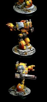 Imperial Fists Contemptor Dreadnought by goblet