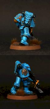 Imperial space marine. by Ochakovo_paints
