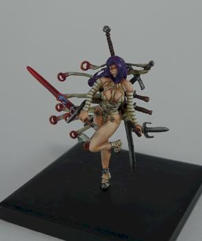 Kingdom Death White Speaker Sword Hunter by BlueDorian