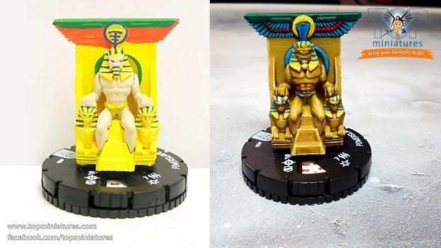 Heroclix Powerslave Before & After by Topminiatures
