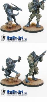 Devil Dogs Teams by MadFlyArtStudio