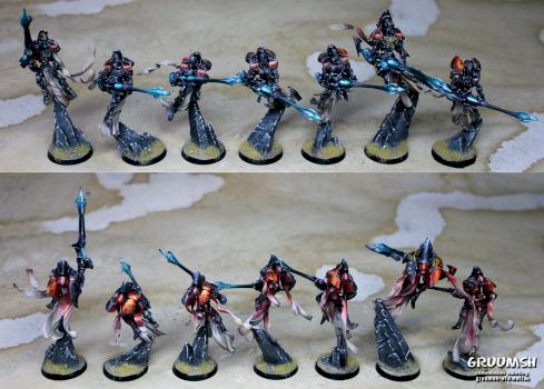 Shadow spectres aspect warrior squad by Gruumsh