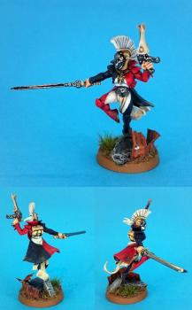 Female Eldar Harlequin by Kitastrophe