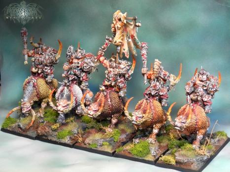 Mournfang Cavalry by Umbra Draconis