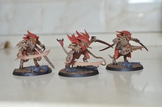 tyranid wariors by alexxxtremer