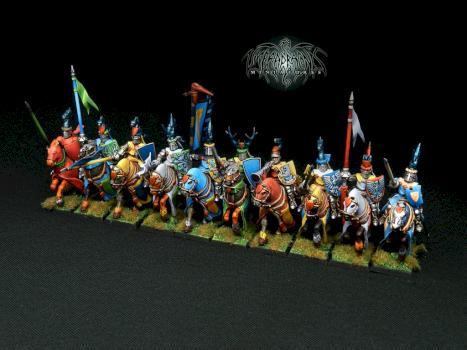 Bretonnian Kingdom knights by Umbra Draconis