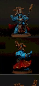 Space marines' librarian. by Ochakovo_paints