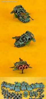 Warhammer 40k Space marines Salamanders Land Speeder by Topminiatures