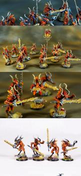 Warhammer 40k Chaos Daemons Khorne Bloodletters by Topminiatures