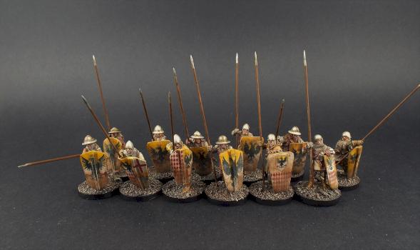 28mm Claymore Castings ~ French Paviser's ~ by avalonindustries2040