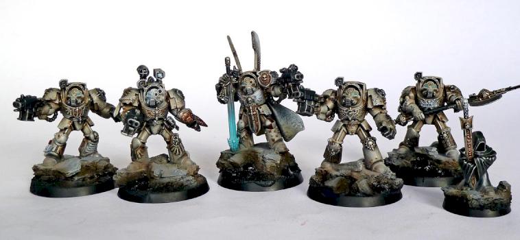 Dark Angels Deathwing Command Squad by ThirdEyeNuke