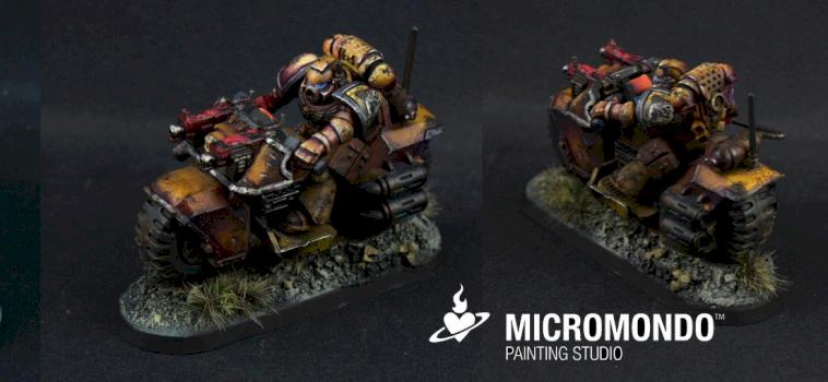 Imperial Fists Bike - Flame Warrior by Fonsy
