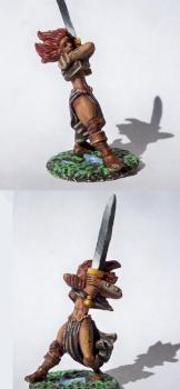 Deenah, Female Barbarian by triscallian