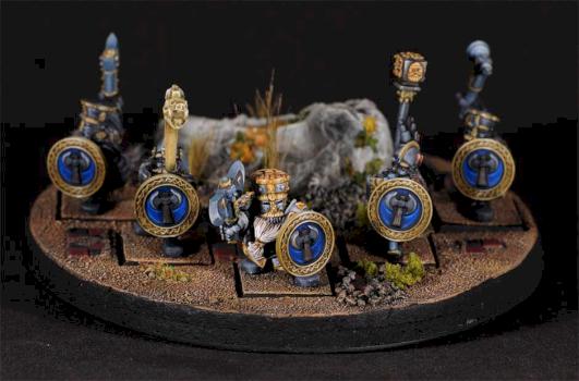 Dwarf Iron Breakers Command by Dragonsreach