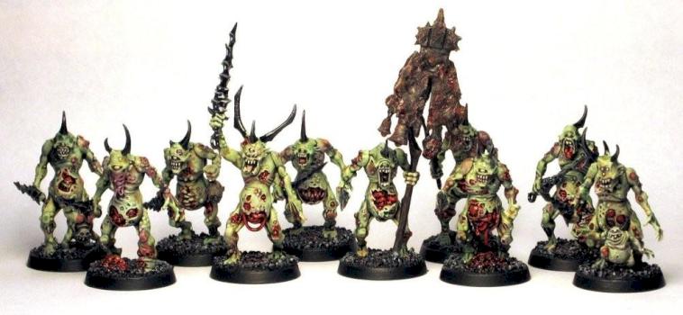 Plaguebearers of Nurgle (Group) by davema