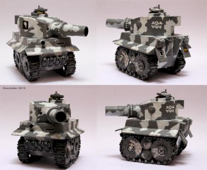 Grot Tank type German Tiger. Gretchin revenge. Ork design. by FLAsCinDER