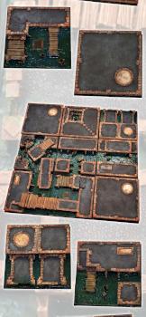 MALIFAUX CHANNELS 72x48 GAMEBOARD scenery terrain surface by studiolevel