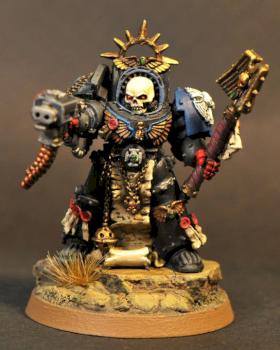 Crimson Fists Chaplain by gallaghs