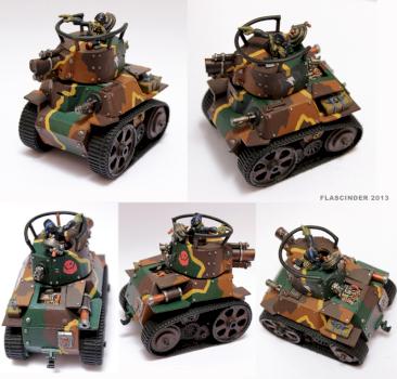 Grot Tank CHI-A. Gretchin revenge. Ork design. by FLAsCinDER