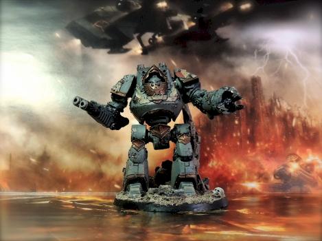 Dreadnough Relic Contemptor Sons of Horus by haakon