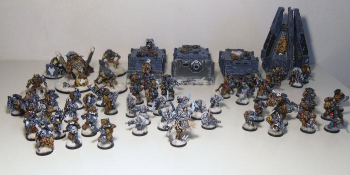 Space Wolves Army by RichFielder