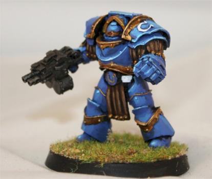 Ultramarine Cataphract Terminator by SirAndrew