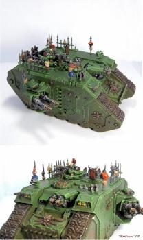 Chaos Land Raider of Mad Claws Warband by Hellogre