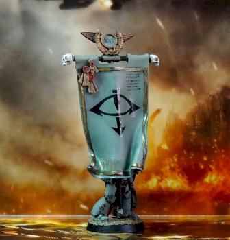 Sons of Horus standard bearer by haakon