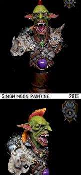 Goblin Warrior Βust by Simon Moon