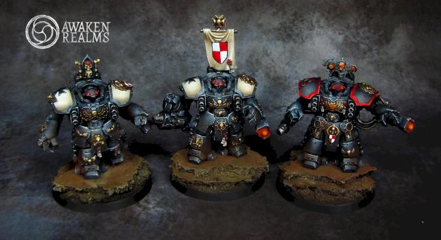 Space Marines Black Templars Centurions by Awaken Realms