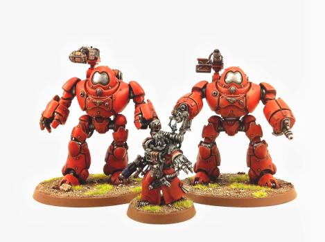 Adeptus Mechanicus Kastelan Robots by Dante Miniatures