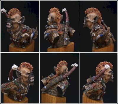 GEBHUZA. Hyena warrior by Legendarion