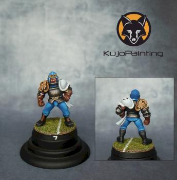 Bloodbowl Human Lineman by KujoPainting