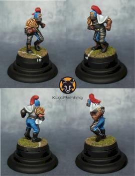 Human Bloodbowl Blitzer (Surround Shots) by KujoPainting
