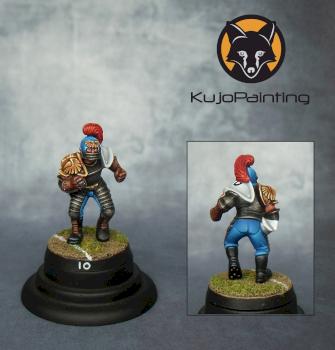 Bloodbowl Human Blitzer by KujoPainting