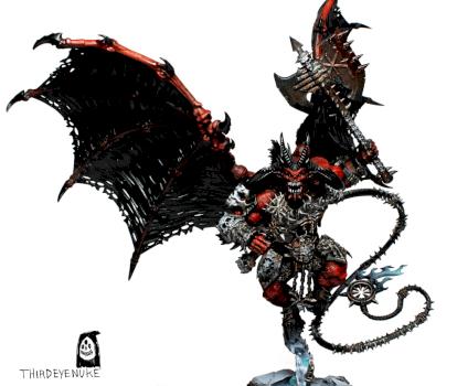 Khorne Bloodthirster by ThirdEyeNuke