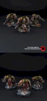 Chaos Space Marine Obliterators by SavageDPainting