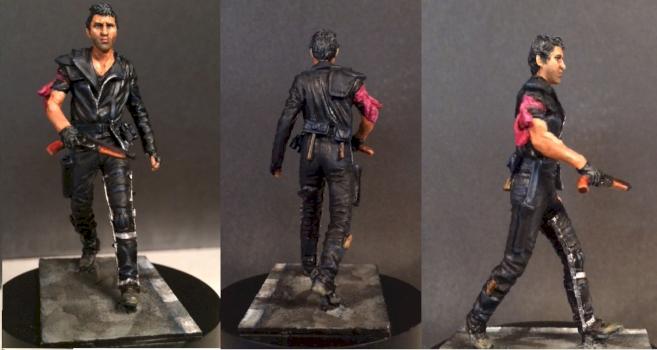 Mad Max 54mm (Andrea Miniatures's Outback Avenger) by Byteknight