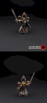 Chaos Space Marine Sorcerer by SavageDPainting