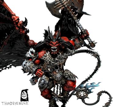 Khorne Bloodthirster by ThirdEyeNuke