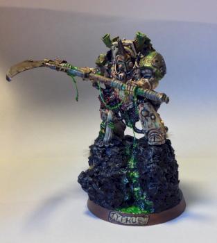 Games Workshop Chaos Lord Typhus the Herald of Nurgle by marine dad