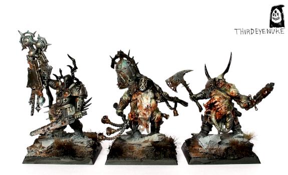 Nurgle Putrid Blightkings by ThirdEyeNuke