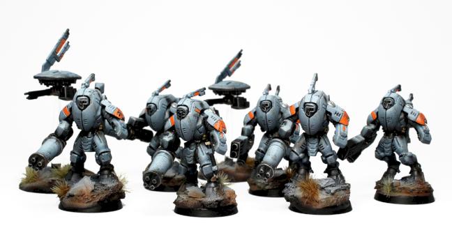 Tau Sa'Cea Stealth Suits Kill Team by ThirdEyeNuke