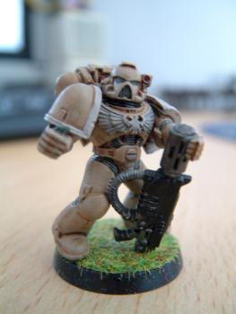 Space Marine with multimelta and grenade by n1ghtl1fe