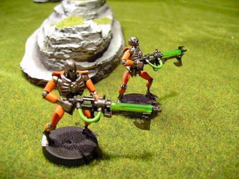 Necron Warrior by Dijkie