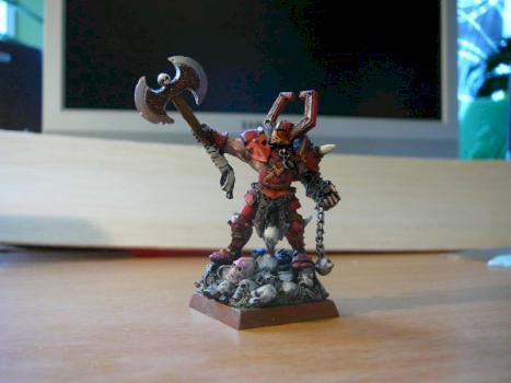 Chaos Champion of Khorne by Vizorak