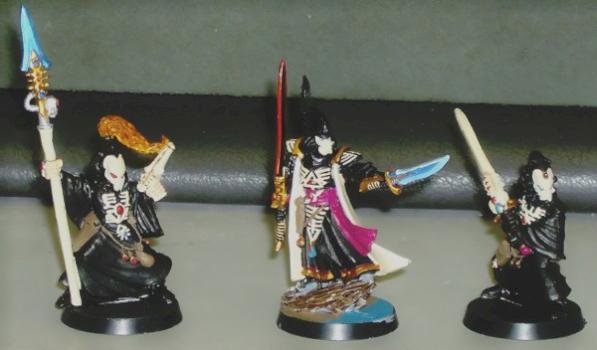 ulthwe farseer and warlocks (wip) by galwenlestat