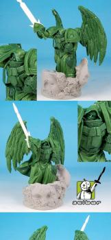 28mm / 30mm SF Knight greenstuff sculpture by Scibor