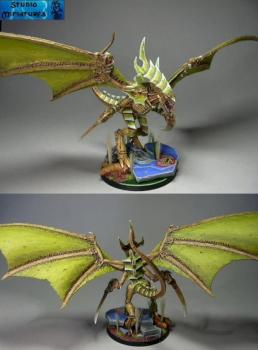 tyranid forgeworld winged hive tyrant by Lore Nicolas